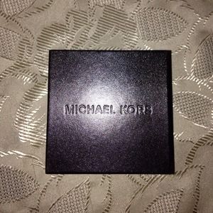 MICHAEL KORS Brown Watch Box + Booklet 💯AUTHENTIC