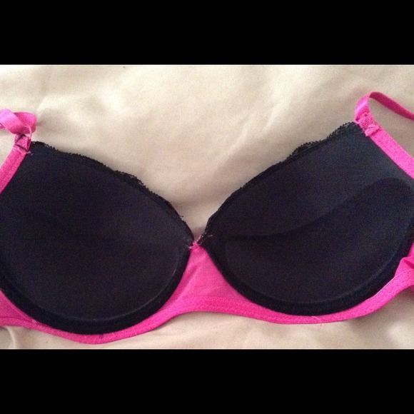 Pink & Black 36C Push-Up Bra - Picture 2 of 3