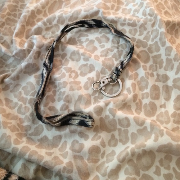 A loved Vera Bradley lanyard