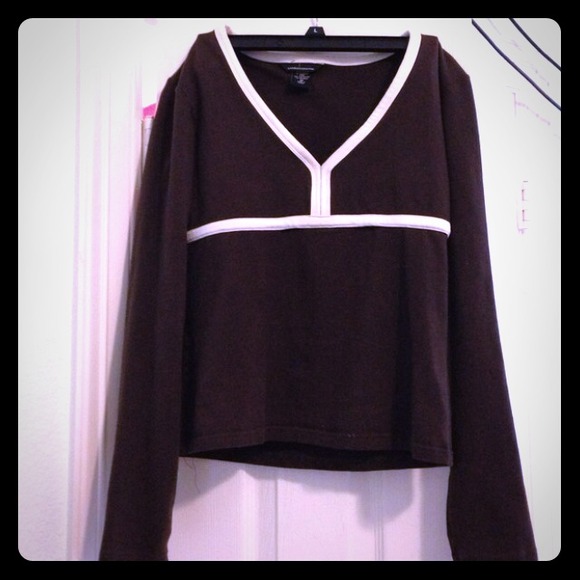 Chocolate brown Long sleeved shirt