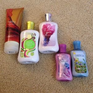 Bath and Body Works lotions