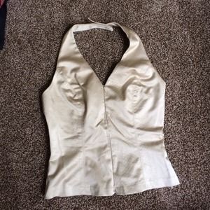 Beige halter top