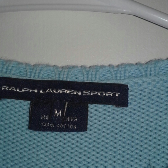 Light Blue Ralph Lauren Sweater - Picture 2 of 3
