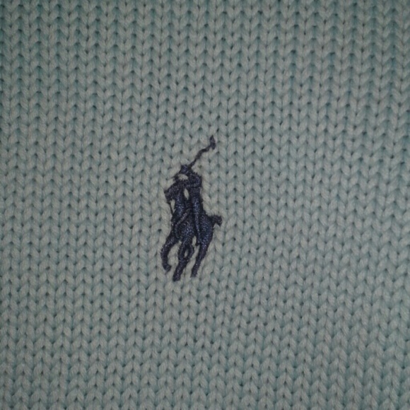 Light Blue Ralph Lauren Sweater - Picture 3 of 3