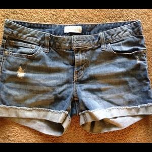 Express jean shorts