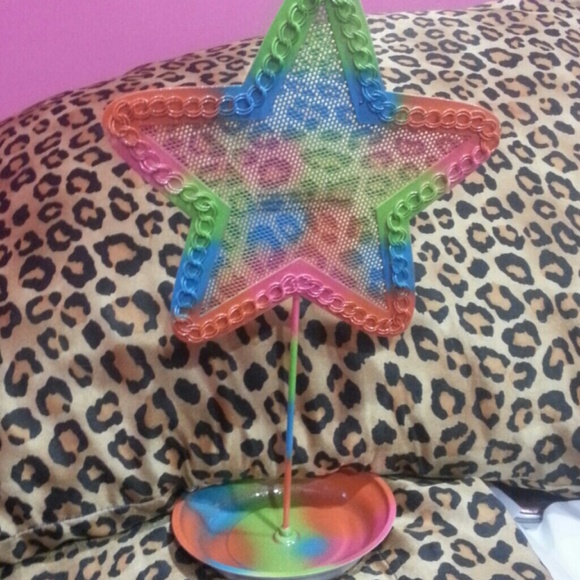 Rainbow star jewelry holder