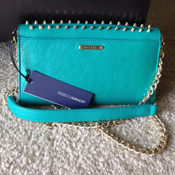 ❌SOLD❌Rebecca Minkoff studded wallet crossbody💖 - Picture 4 of 4