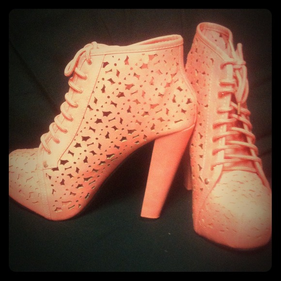 Beautiful cut out booties