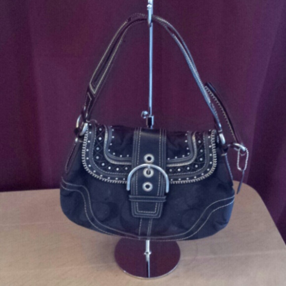 used Coach black bag