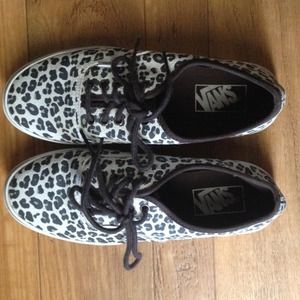 Cheetah print vans