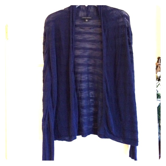 BUNDLED Banana Republic sheer Navy cardigan