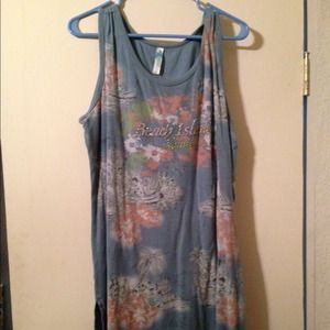 ❌❌SOLD❌❌ Tank Dress or Swimsuit Coverup