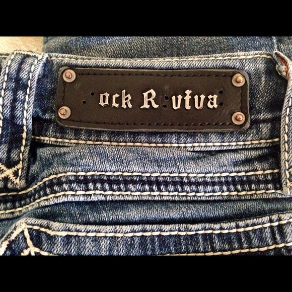 ❤️SOLD SOLD❤️Rock Revival Debbie Jeans 25 - Picture 4 of 4