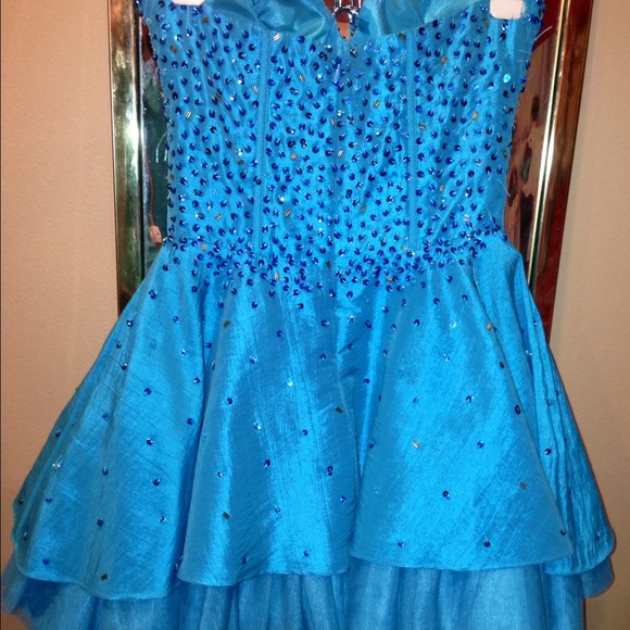 Strapless Nox usa prom dress - Picture 2 of 4