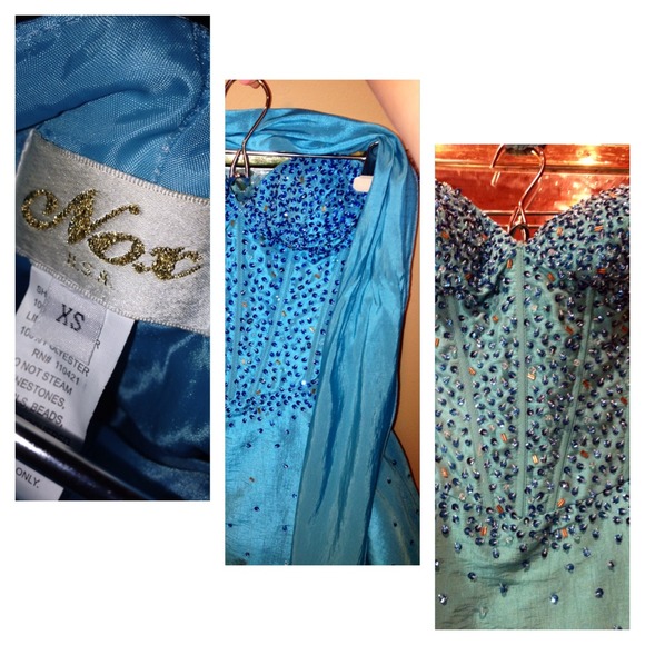 Strapless Nox usa prom dress - Picture 4 of 4