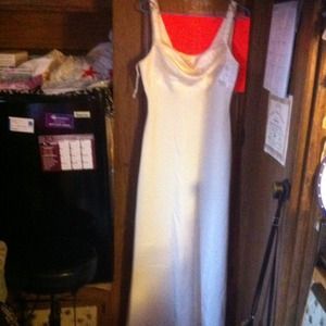 Cream prom dress !