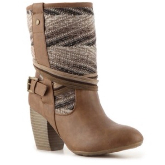 Pink and Pepper sweater boots