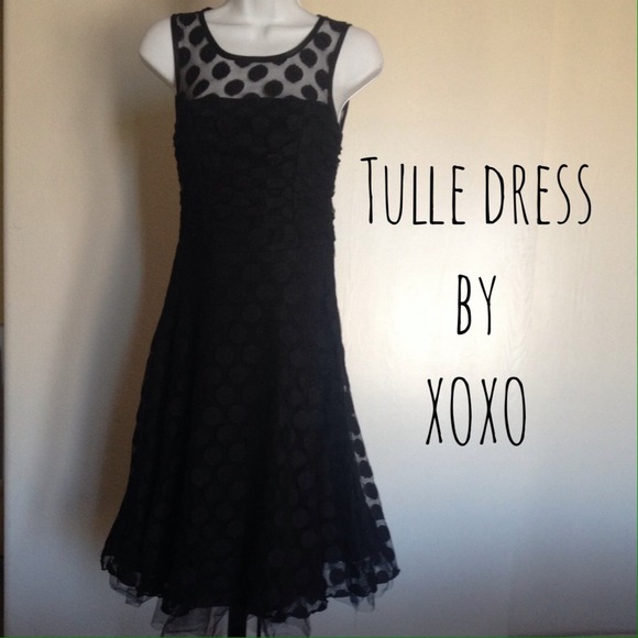 XOXO Dresses & Skirts - Polka Dotted Tulle Dress