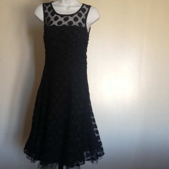 Polka Dotted Tulle Dress - Picture 4 of 4