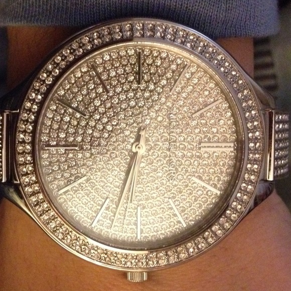 Micheal kors glitz silk watch Authentic