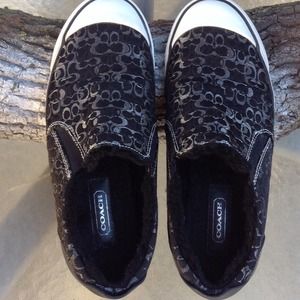 Coach slip ons