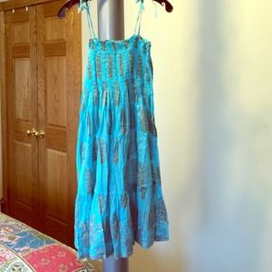 Never worn tub top dress