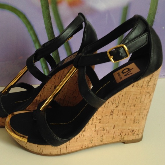 Dolce Vita Gold Detail Wedge