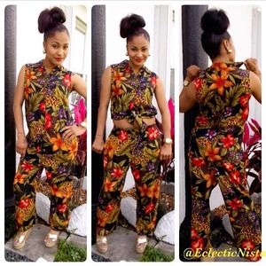 Vintage mix of the wild 2pc Set