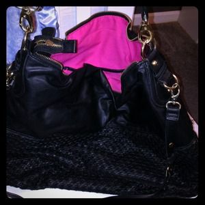 SOLD IN A BUNDLE Big black Steve Madden purse