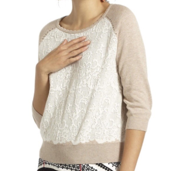 Anthropologie Tops - Bundle Anthropologie top & striped scarf