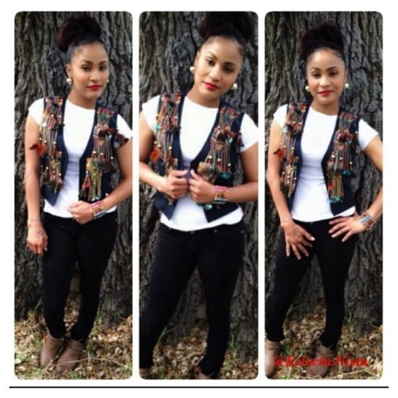 Vintage Indian tribe vest