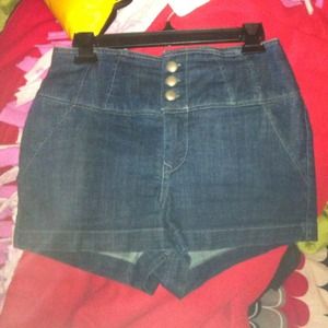 Express High-wasted Shorts.