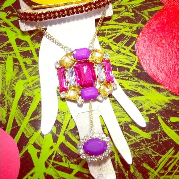 Bright Crystals Hand Chain