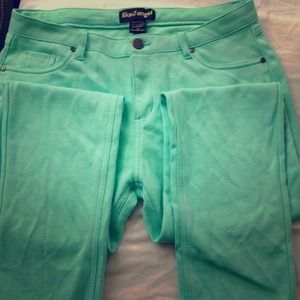 SOLD IN A BUNDLECute turq pants size XL skinny fit