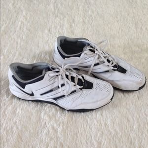 Size 11 pair of Nike Zoom running shoes.
