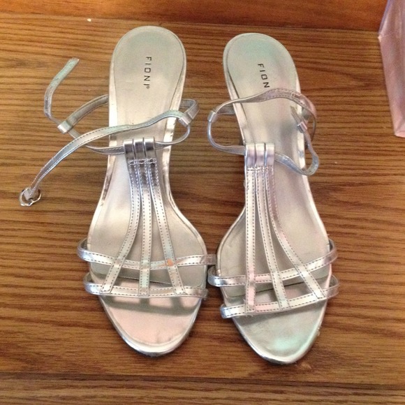 Silver heels
