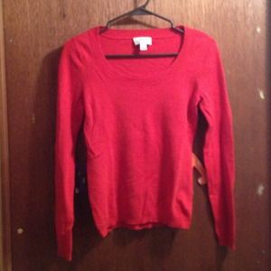 Lightweight Orange Sweater from The Loft.