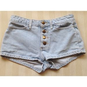 American Apparel button up shorts