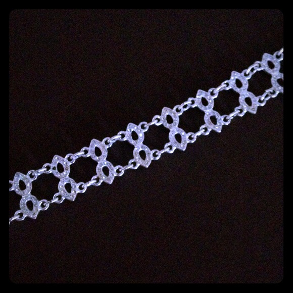 HOST PICK!! Rhinestone and silver bracelet