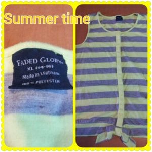 Sleeveless summer top