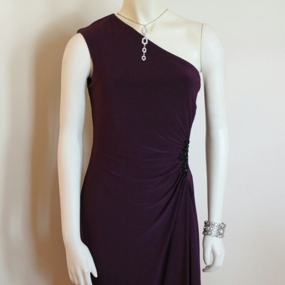 American living Party dress, off shoulder, purple