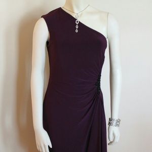 American living Party dress, off shoulder, purple