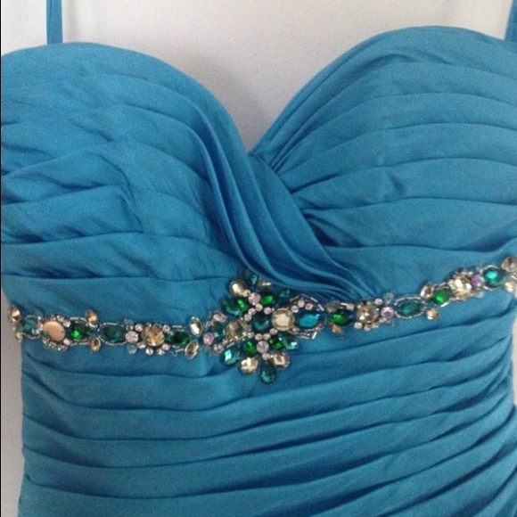 NWT 💙TEAL MERMAID DRESS💙 - Picture 2 of 4