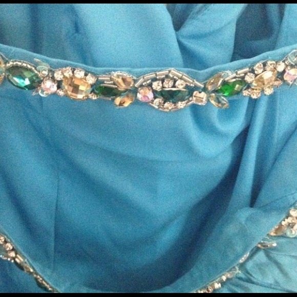 NWT 💙TEAL MERMAID DRESS💙 - Picture 4 of 4