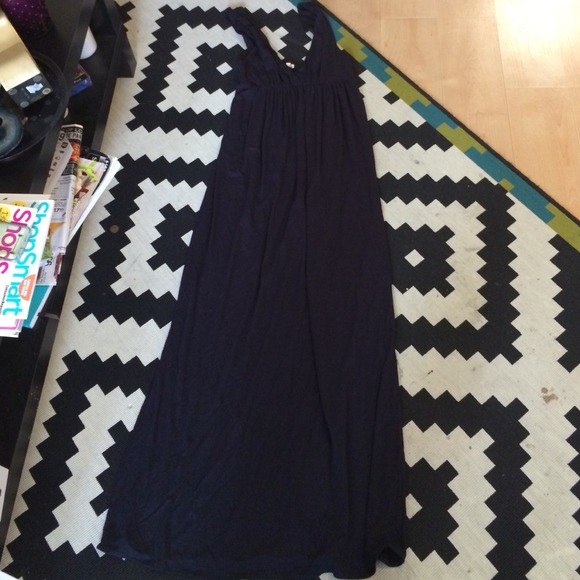 BRAND NEW navy J CREW maxi dress