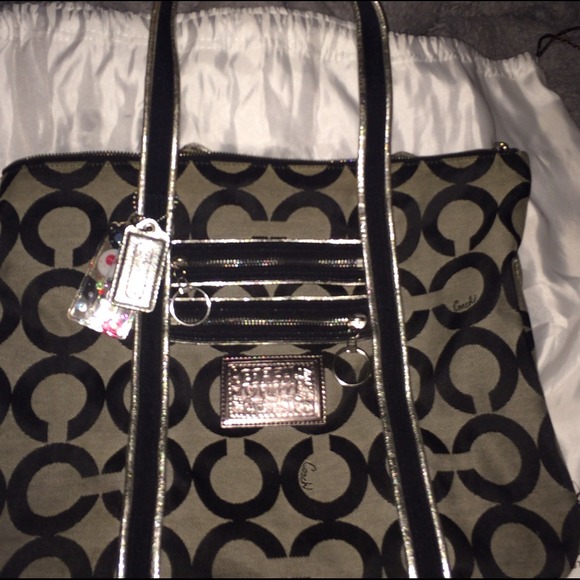 🚫SOLD ON VINTED Coach Op Art Glam 13826 bag - Picture 4 of 4