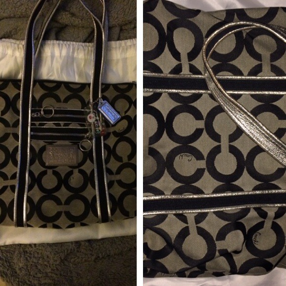 🚫SOLD ON VINTED Coach Op Art Glam 13826 bag - Picture 3 of 4