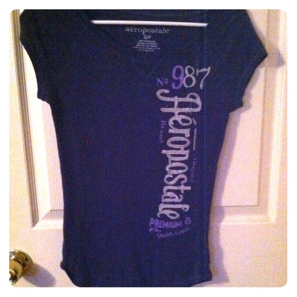 Navy blue aero shirt