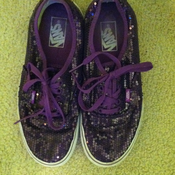 Purple Vans - size 9