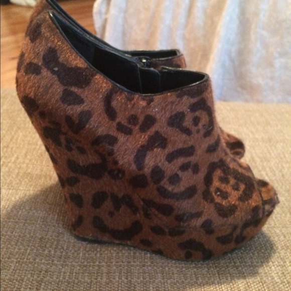 Animal print wedges - Picture 2 of 4